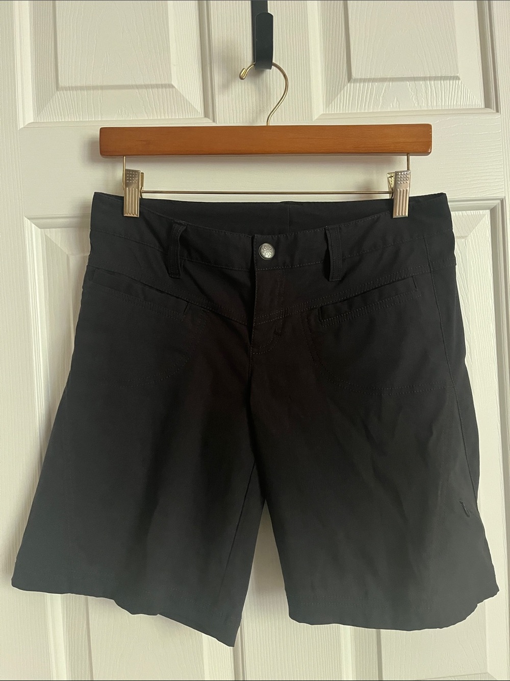 Athleta Black Women's Shorts with Branded Waistband